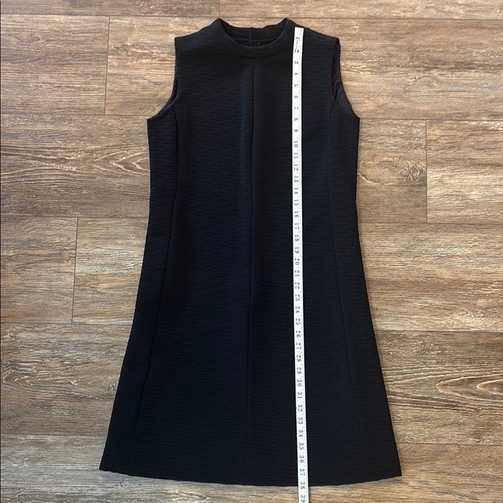 Vintage B. Altman Women's Size 8 LBD Black Sleeveless Shift Dress - Picture 6 of 10